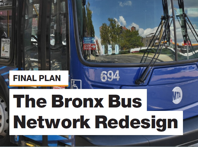 Cover photo for the Bronx Bus Network Redesign Final Plan