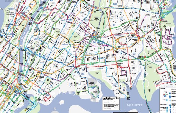 Bronx Bus Map MTA