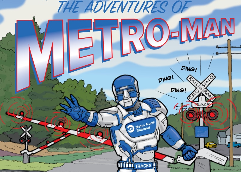MTA Railroads Ask Students to Create Memes and a Safety Superhero During Rail Safety Week