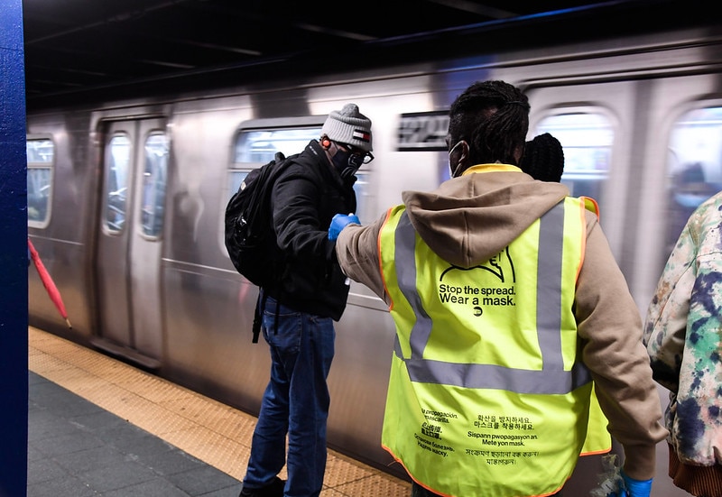 'Mask Force' Out in Five Boroughs as MTA Reaches 25 Million Mark in Supply