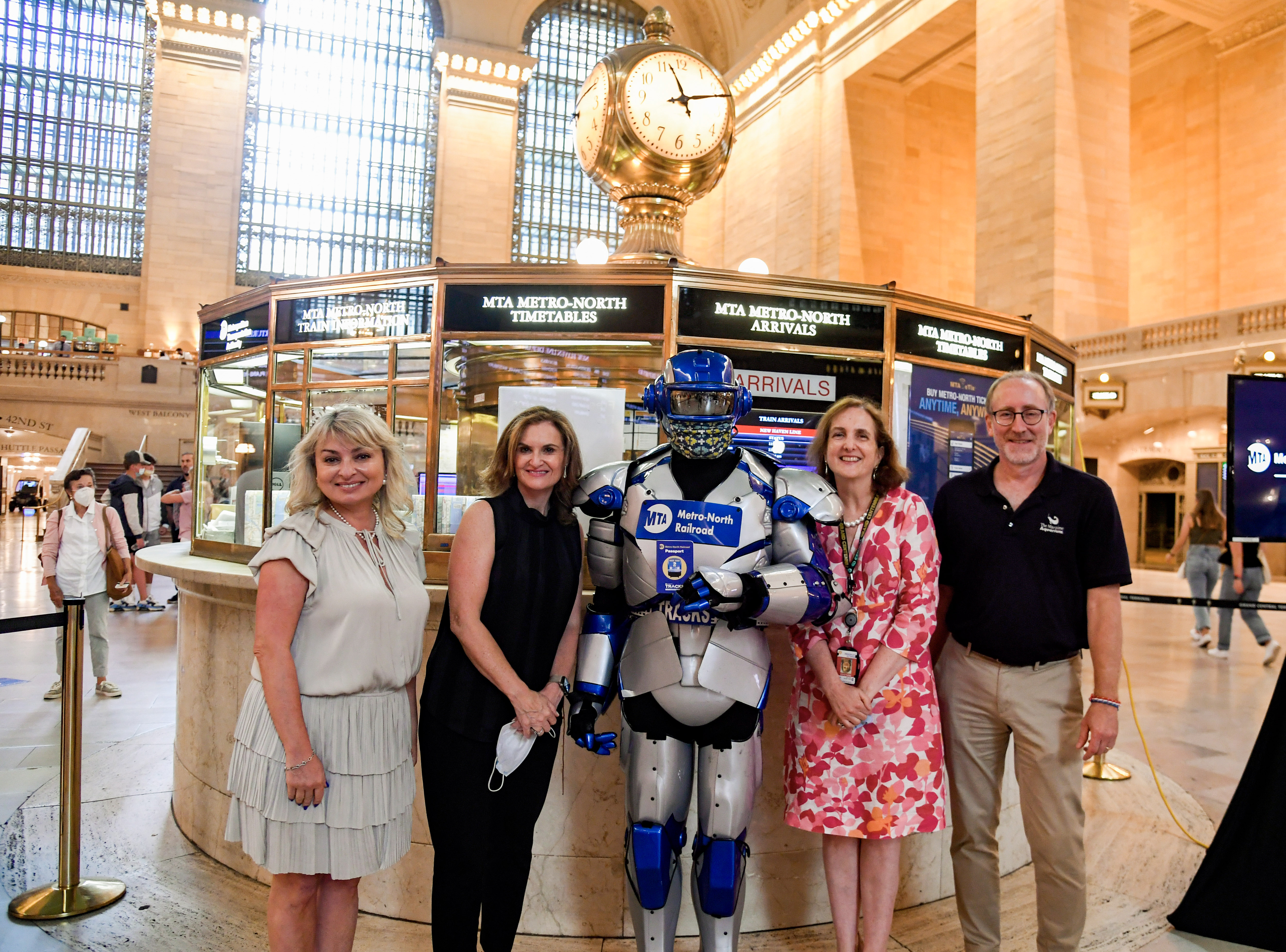 MTA Metro-North Railroad President Catherine Rinaldi at Grand Central Terminal on Tue., July 13, 2021 announces special Summer Getaway promotions in partnership with area cultural institutions.