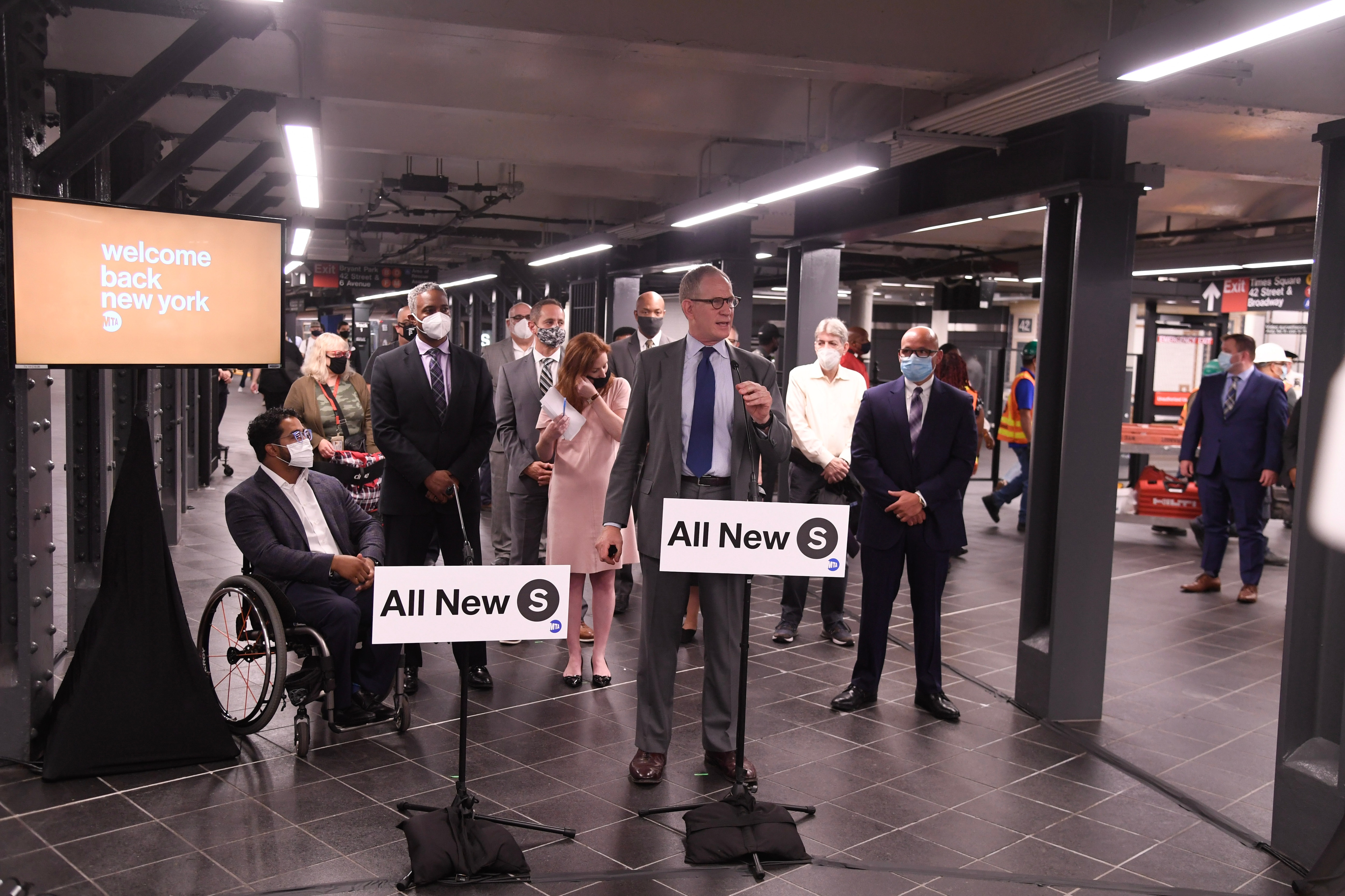 MTA Launches Welcome Back Campaign at Event Marking Opening of Brand New 42 Street Shuttle