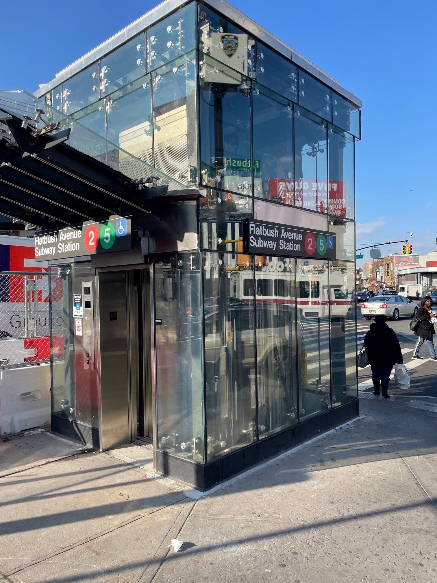 Flatbush Av-Brooklyn College 2/5 Station Elevator Replacement Project Completed