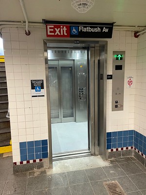 Flatbush Av-Brooklyn College 2/5 Station Elevator Replacement Project Completed Ahead of Schedule