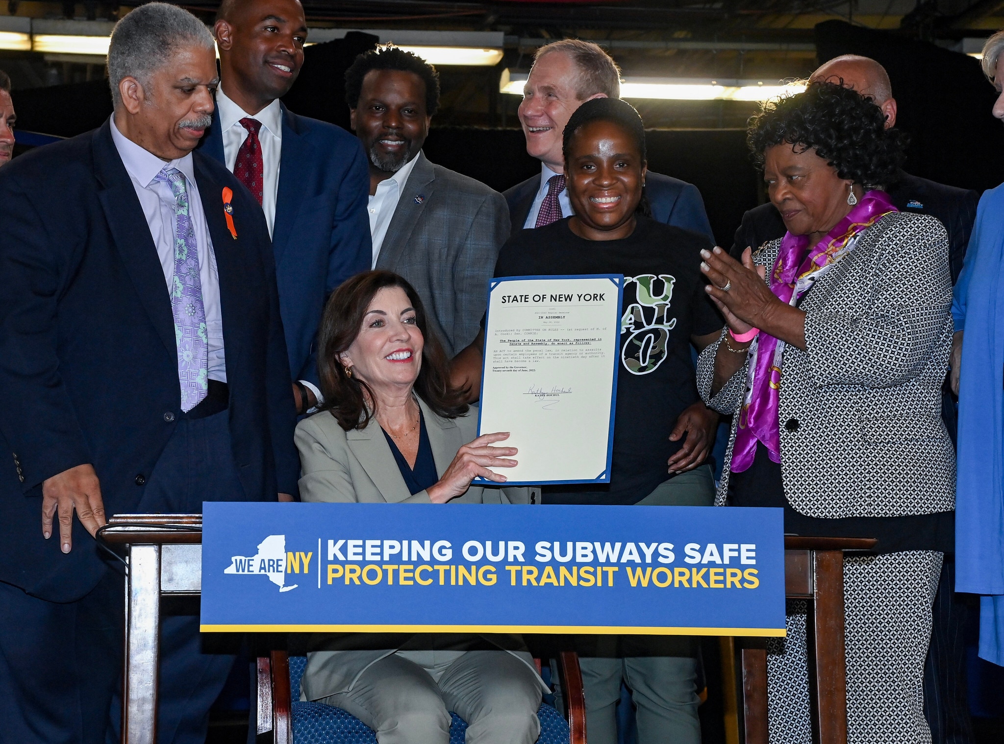 Governor Hochul Signs Legislation Expanding Protections for Transit Workers Against Assault