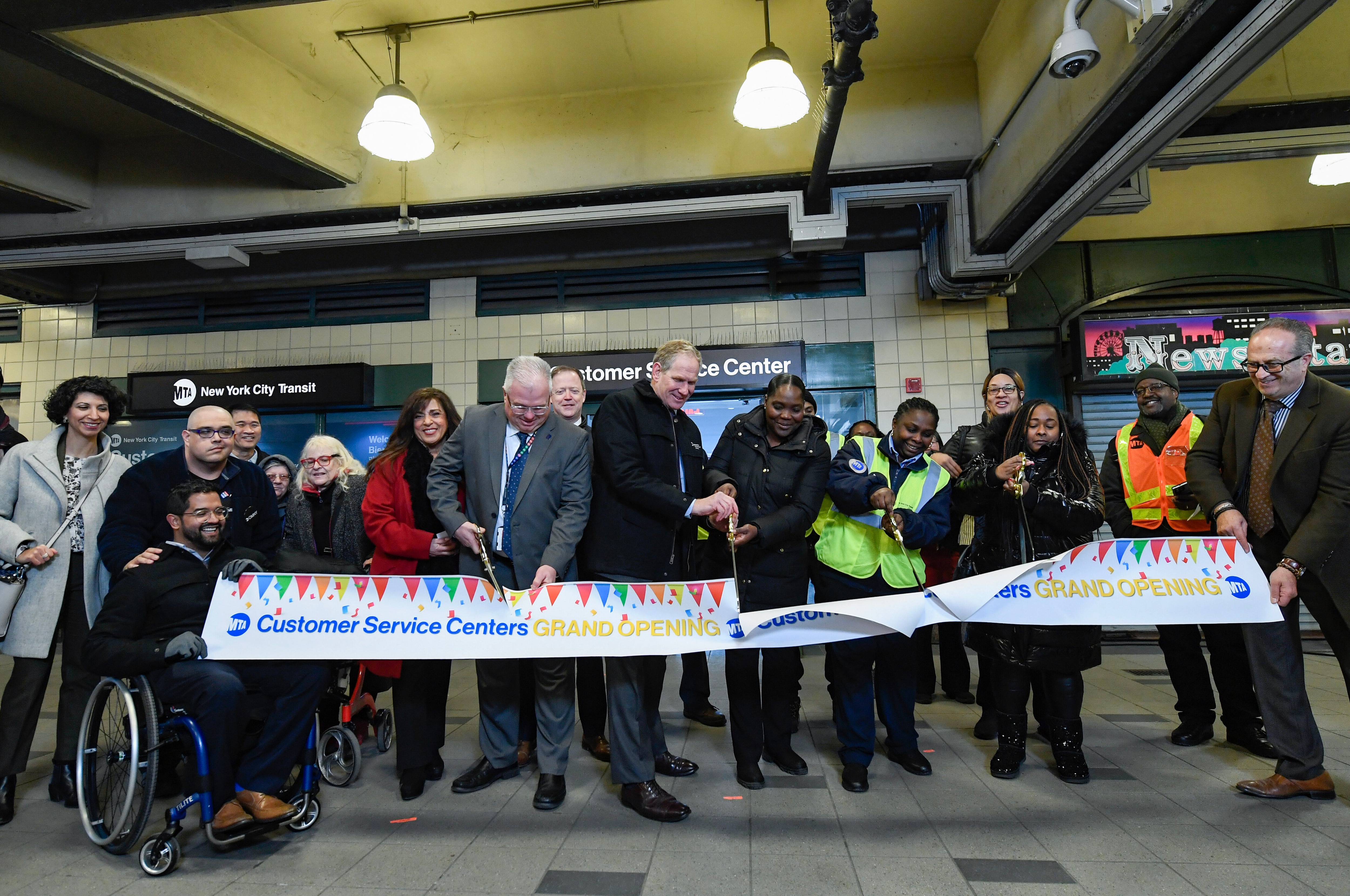 Today, the Metropolitan Transportation Authority (MTA) opened its first-ever dedicated Customer Service Center in the subway system at the Coney Island-Stillwell Av station, 