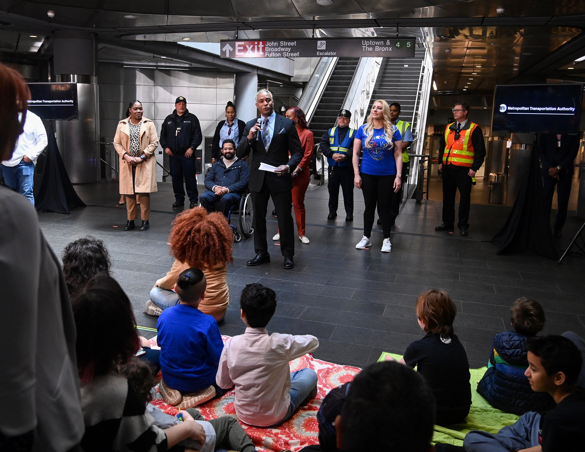 MTA Unveils Announcements Recorded by Children to Play in Subway Stations During Autism Awareness Month