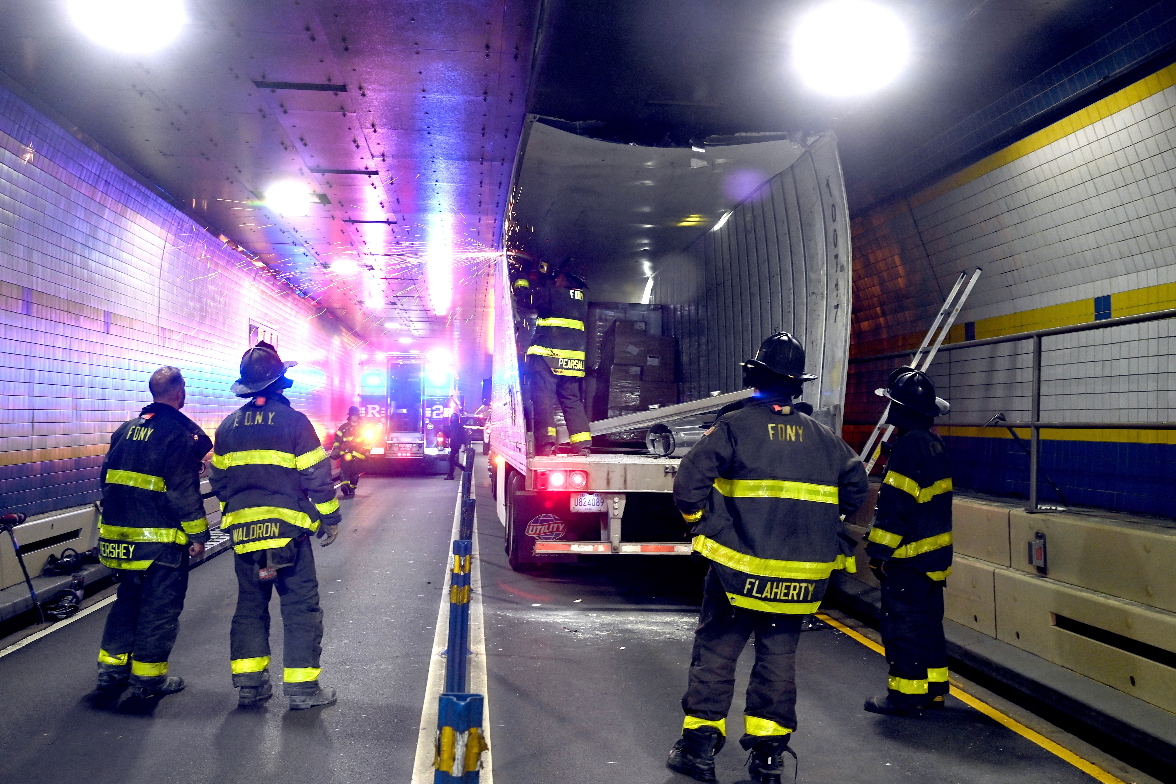 UPDATE: MTA Bridge and Tunnel Officers Issue Multiple Summonses to Truck Driver Who Became Wedged Inside Hugh L. Carey Tunnel  