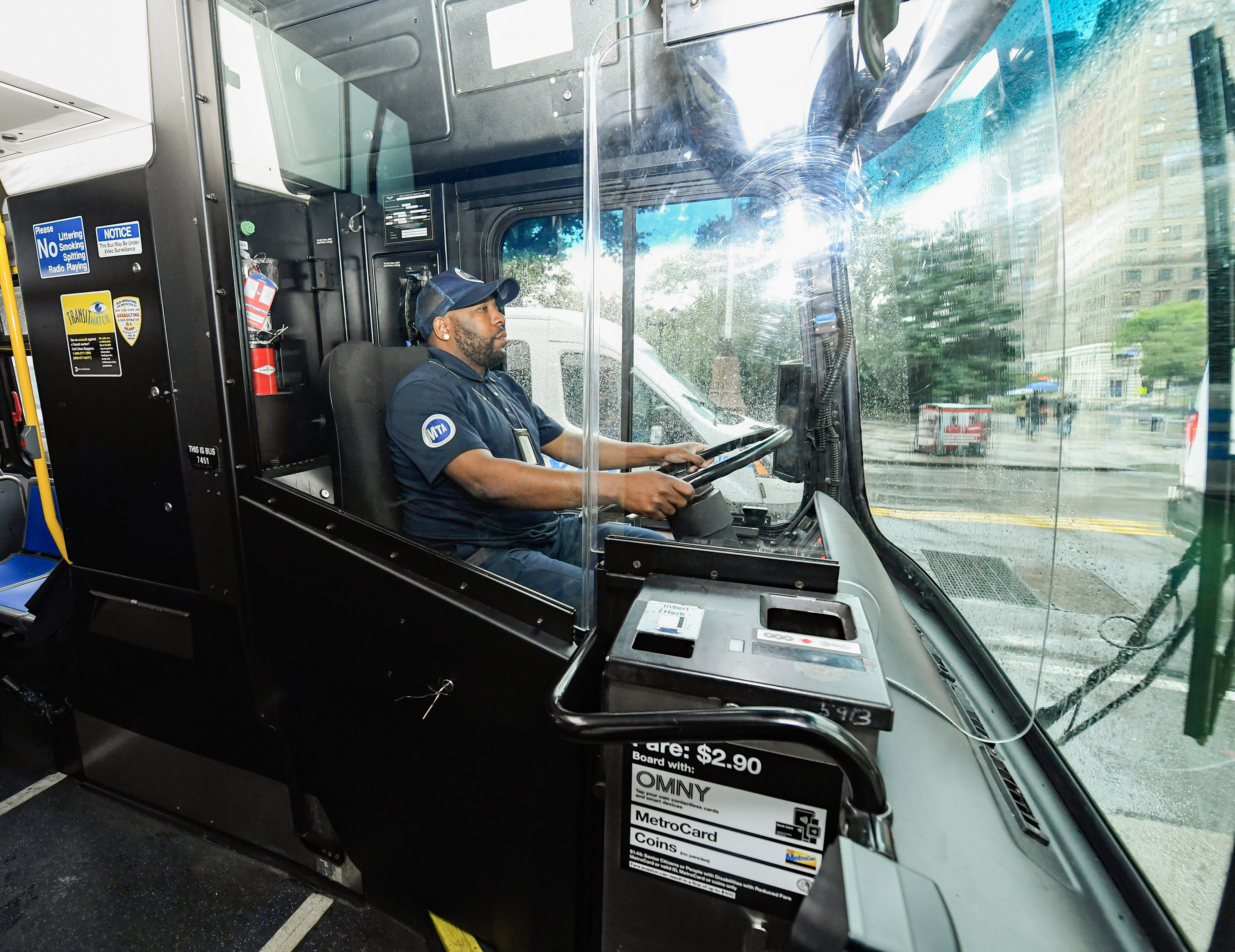 MTA Testing New Features on Buses to Enhance Operator and Customer Safety 