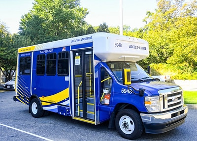 PHOTOS: MTA Access-A-Ride Debuts Van Featuring New Wheelchair Securement System 