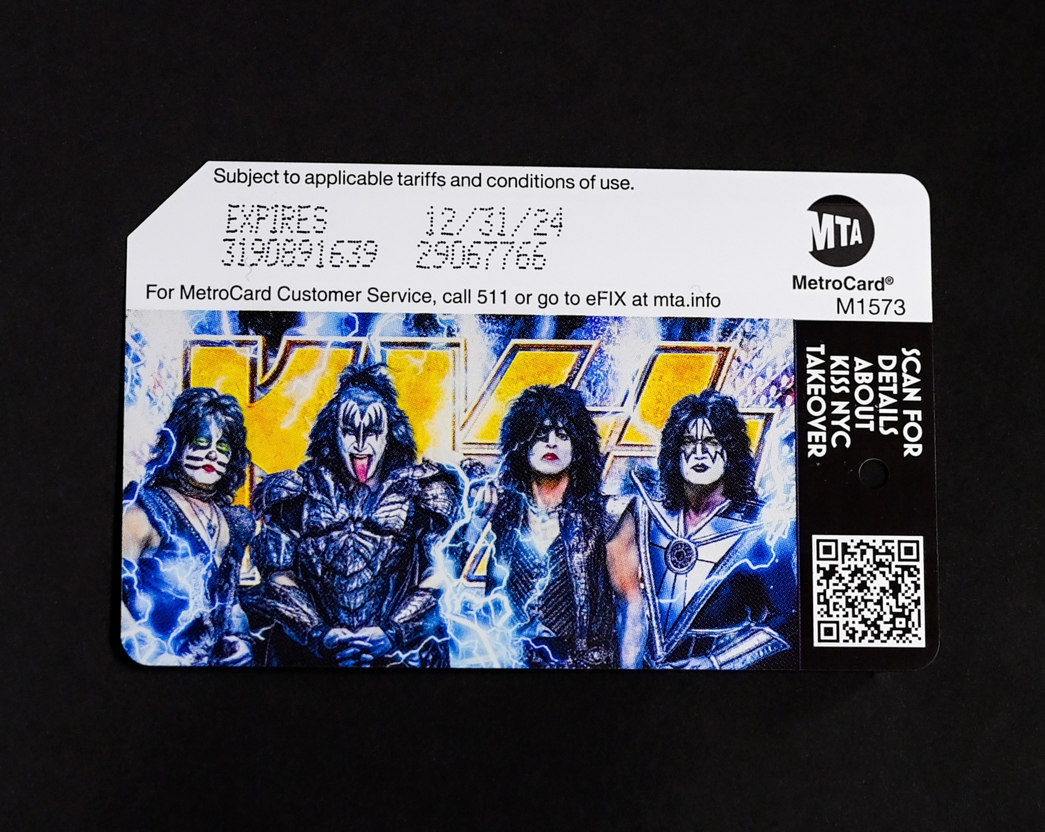 PHOTOS: MTA to Commemorate Final Madison Square Garden Concert of Legendary Rock Band KISS with MetroCards on November 27 