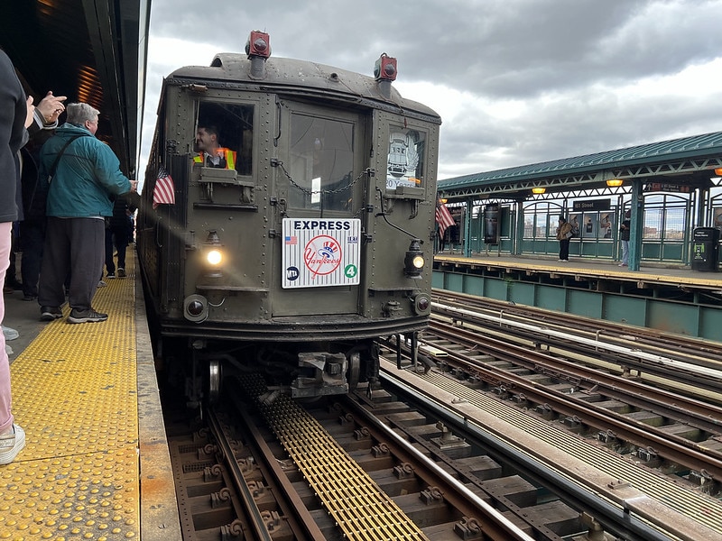 PHOTOS: Hundreds of Fans Take Nostalgia Train Ride for 2024 Yankees Home Opener