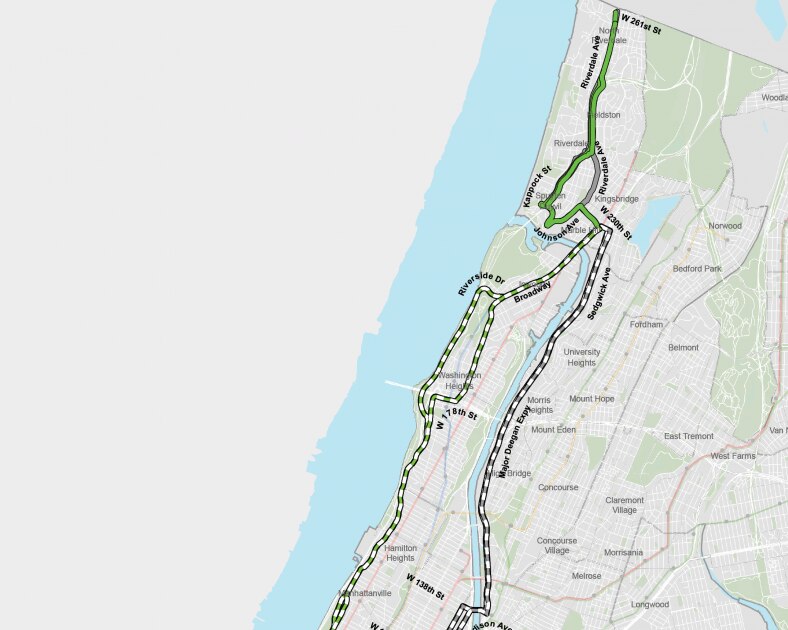 Proposed BxM2 Route